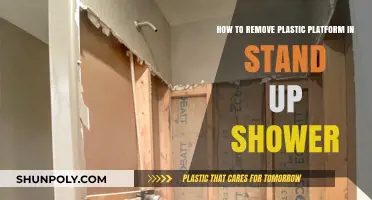 Easy Steps to Remove a Plastic Shower Platform in Your Stand-Up Shower