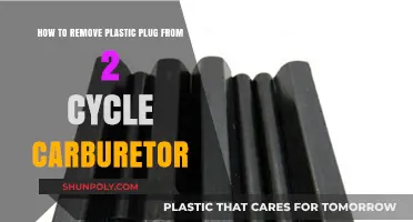 Easy Steps to Remove Plastic Plug from 2-Cycle Carburetor