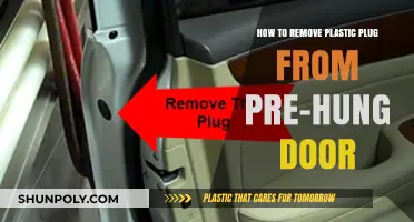 Easy Steps to Remove Plastic Plug from Pre-Hung Door