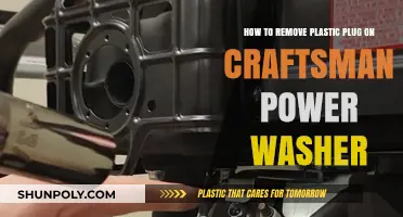 Easy Steps to Remove Plastic Plug on Craftsman Power Washer