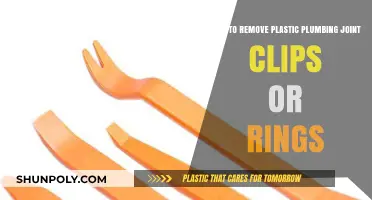 Efficiently Removing Plastic Plumbing Joint Clips or Rings: A Step-by-Step Guide
