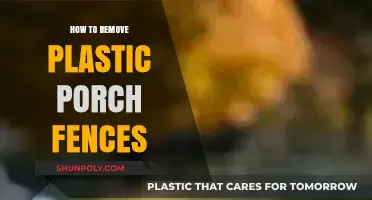 Easy Steps to Remove Plastic Porch Fences: A DIY Guide