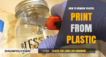 Effective Methods to Remove Plastic Print from Plastic Surfaces