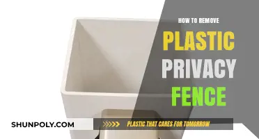 Efficiently Removing Your Plastic Privacy Fence: A Step-by-Step Guide