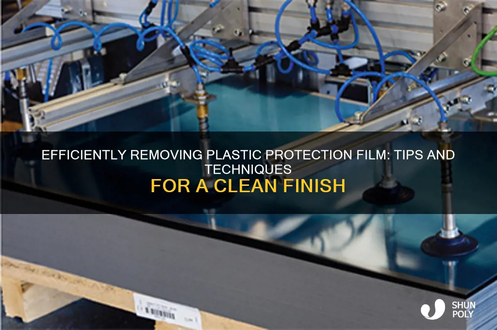 how to remove plastic protection film