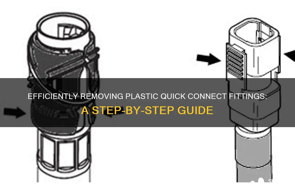 how to remove plastic quick connect