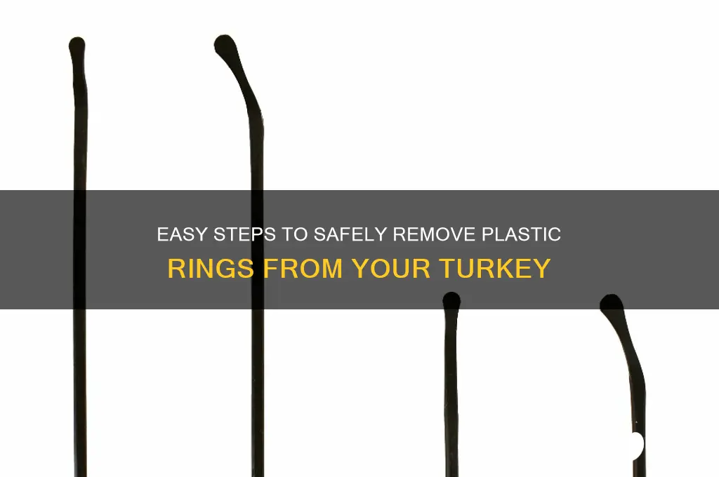 how to remove plastic ring from turkey