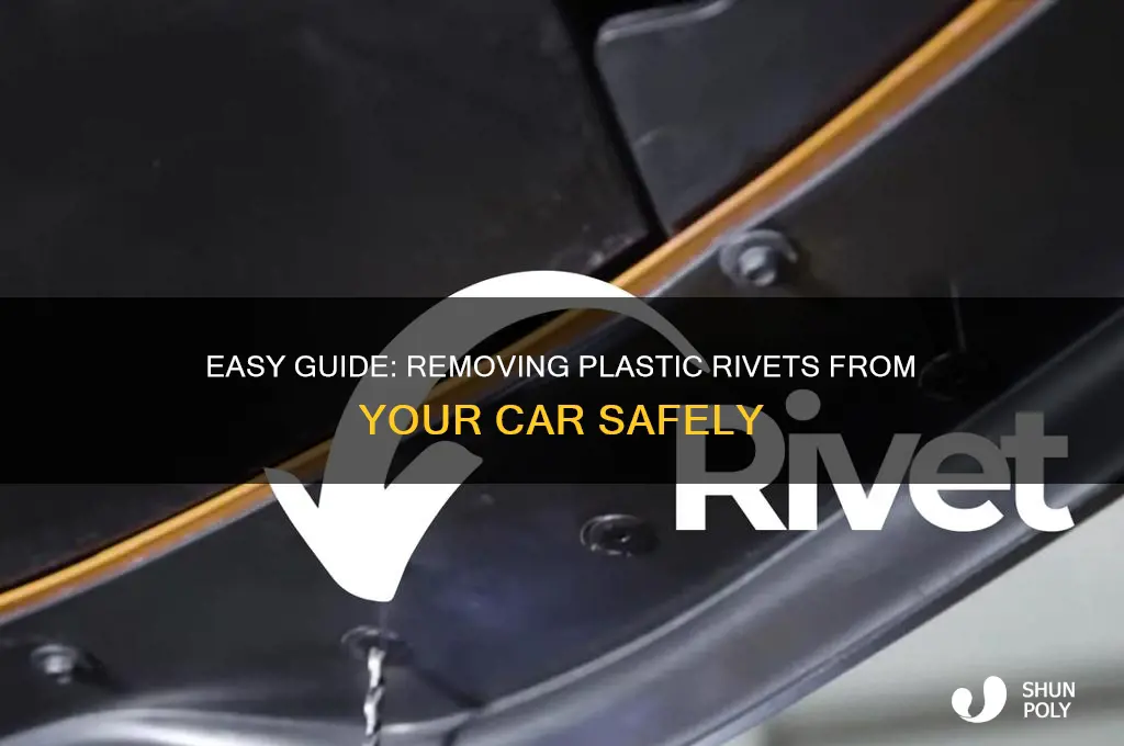 how to remove plastic rivets on cars