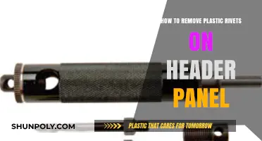 Easy Steps to Remove Plastic Rivets on Your Header Panel