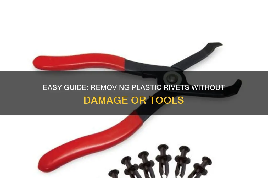 how to remove plastic rivets