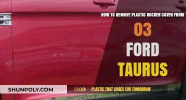 Removing the Plastic Rocker Cover on a 2003 Ford Taurus