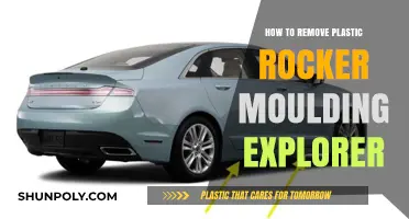 Easy Steps to Remove Plastic Rocker Moulding on Your Explorer
