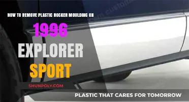 Removing Plastic Rocker Moulding on a 1996 Explorer Sport: A DIY Guide