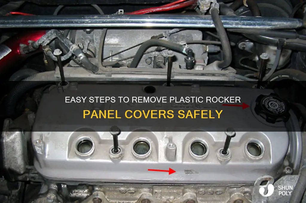 how to remove plastic rocker panel covers