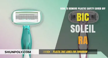 Easy Guide: Removing Plastic Safety Cover from Bic Soleil Razor