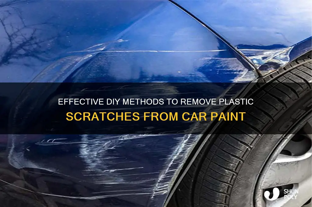 how to remove plastic scratches from car paint