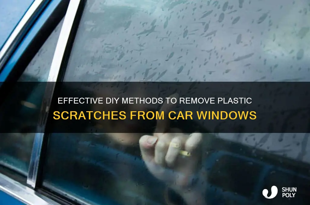 how to remove plastic scratches off car windows