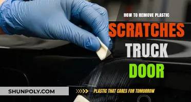 Easy DIY Guide: Removing Plastic Scratches from Your Truck Door