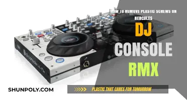 Efficiently Removing Plastic Screws on Hercules DJ Console RMX: A Guide