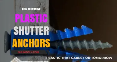 Easy Steps to Remove Plastic Shutter Anchors Safely and Efficiently