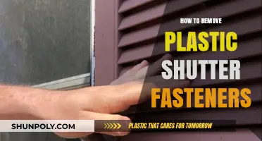 Efficiently Removing Plastic Shutter Fasteners: A Step-by-Step DIY Guide