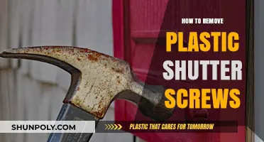 Efficiently Removing Plastic Shutter Screws: A Step-by-Step Guide