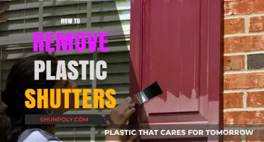 Easy Guide to Removing Plastic Shutters: Tips and Tricks