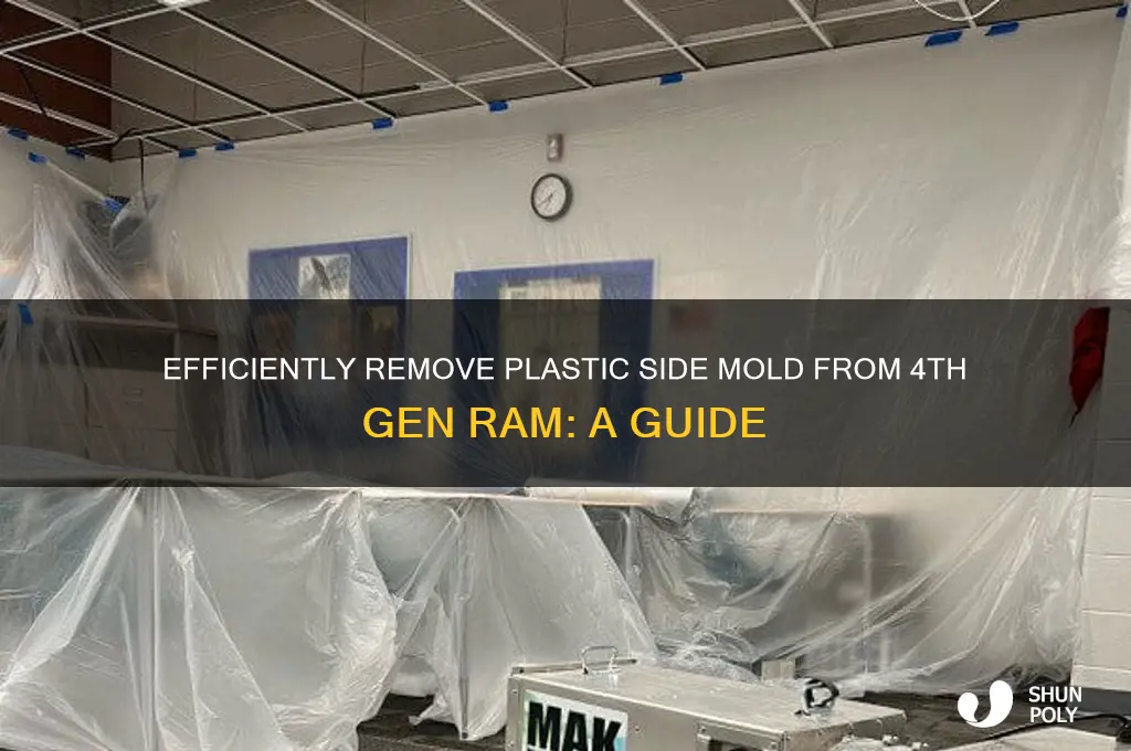how to remove plastic side mold from ram 4th gen