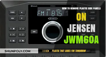 Easy Guide: Removing Jensen JWM60A Plastic Side Panels Safely