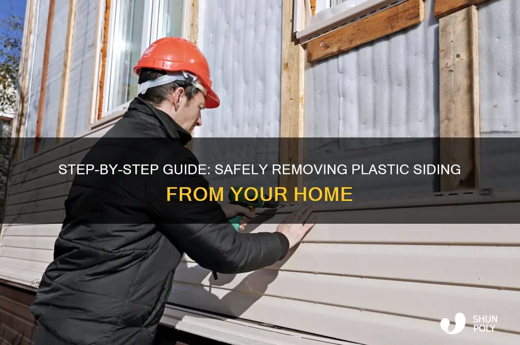 how to remove plastic siding