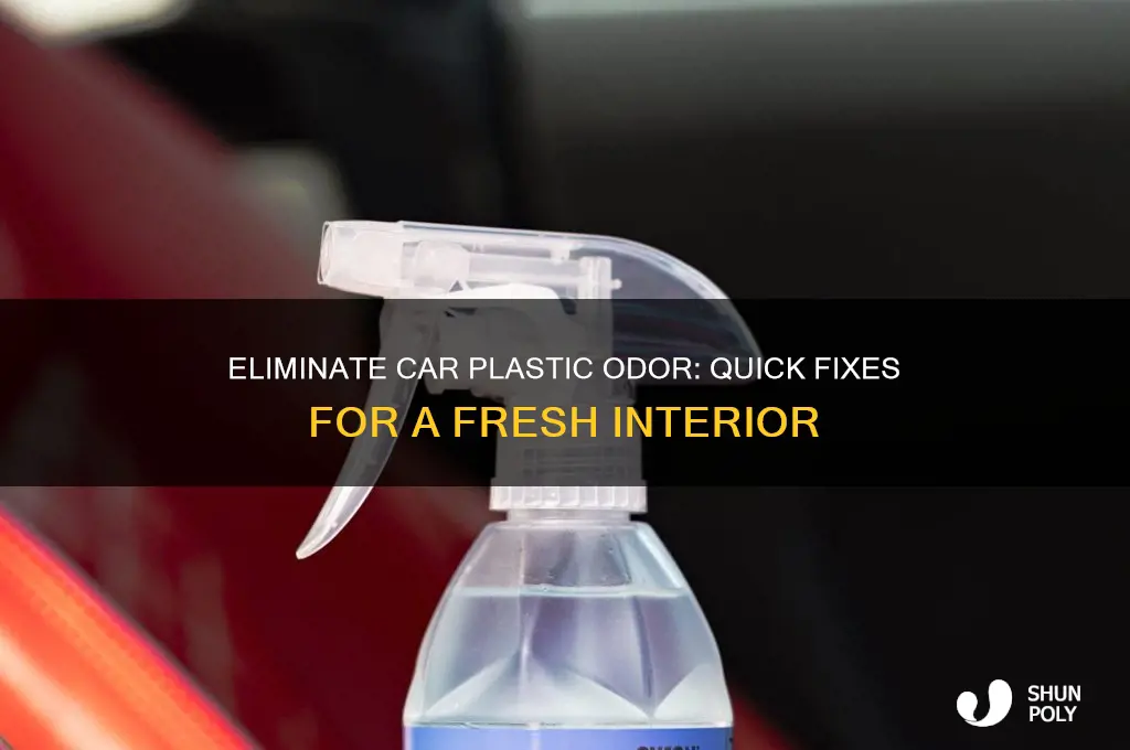 how to remove plastic smell from car