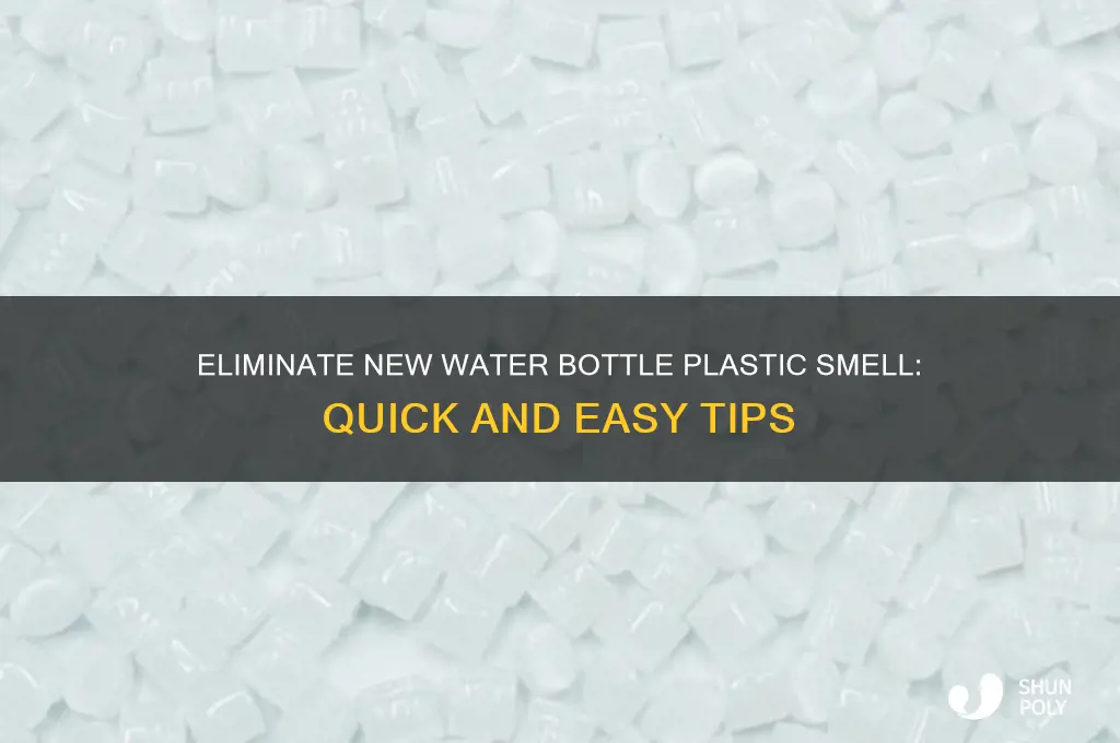 how to remove plastic smell from new water bottle