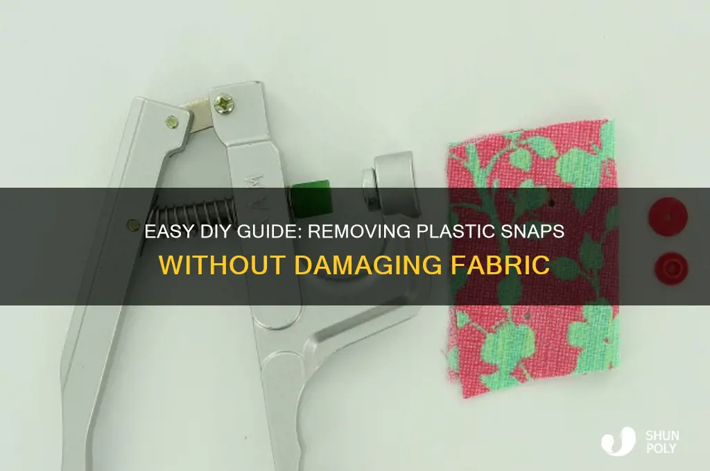 how to remove plastic snap