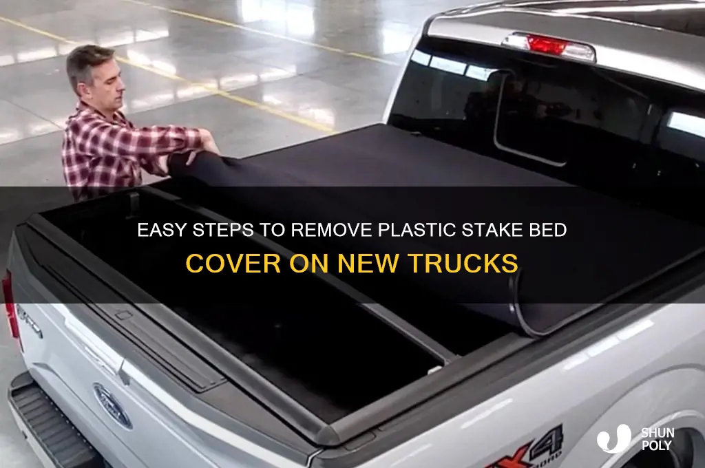 how to remove plastic stake bed cover on new trucks