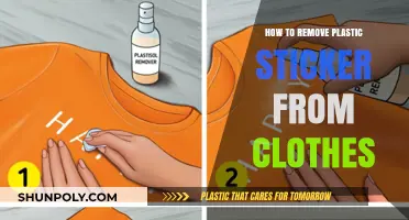 Effective Ways to Remove Plastic Stickers from Clothes Without Damage