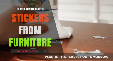 Effortless Ways to Remove Plastic Stickers from Furniture Without Damage