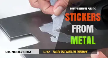 Effective Methods to Remove Plastic Stickers from Metal Surfaces
