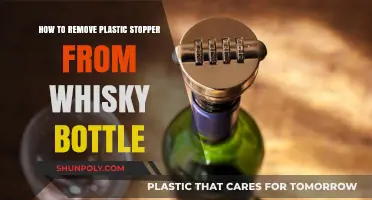 Effortless Whisky Bottle Access: Removing Plastic Stoppers Like a Pro