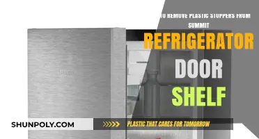 Easy Steps to Remove Summit Fridge Shelf Plastic Stoppers
