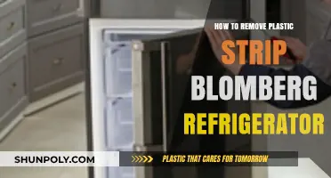 Easy Steps to Remove Plastic Strip from Blomberg Refrigerator