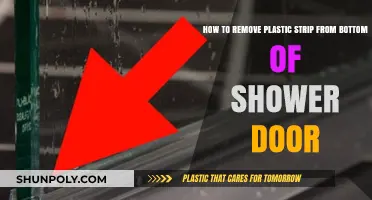 Easy Steps to Remove Plastic Strip from Shower Door Bottom