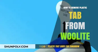 Easy Steps to Remove Plastic Tab from Woolite Safely and Quickly