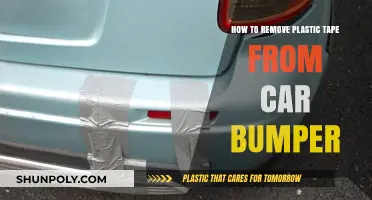 Easy Steps to Safely Remove Plastic Tape from Your Car Bumper