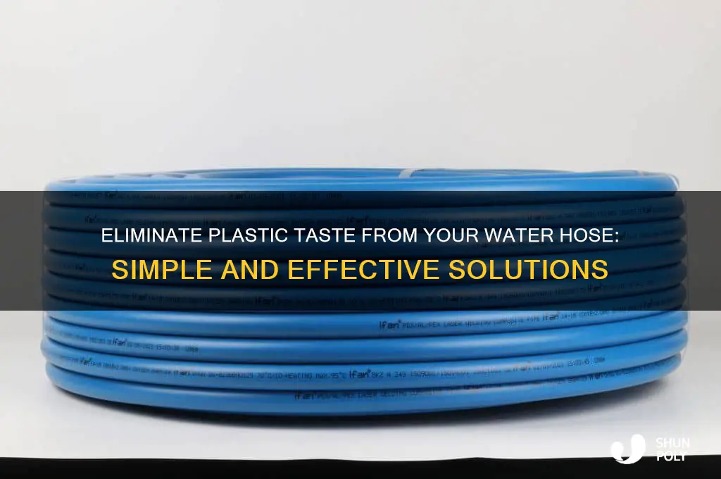 how to remove plastic taste from water hose