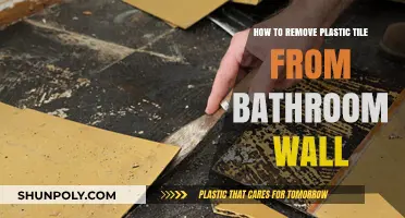 Efficiently Removing Plastic Tiles from Your Bathroom Wall: A Step-by-Step Guide