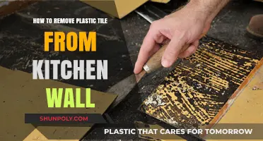 Efficiently Removing Plastic Tiles from Your Kitchen Wall: A Step-by-Step Guide