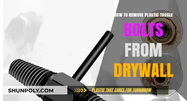 Easy Steps to Remove Plastic Toggle Bolts from Drywall Damage-Free