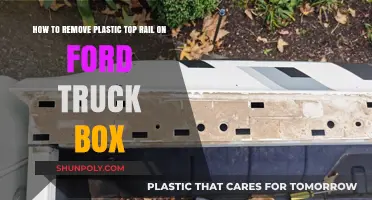 Easy Steps to Remove Ford Truck Box Plastic Top Rail