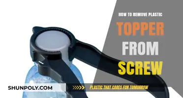 Easy DIY Guide: Removing Plastic Toppers from Screws Effortlessly