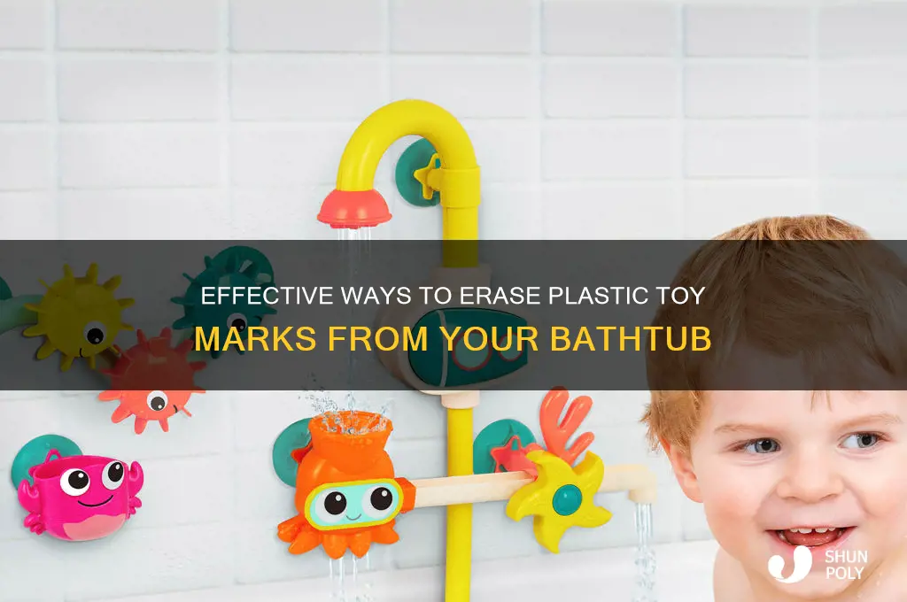 how to remove plastic toy marks from bath